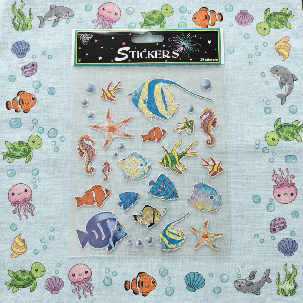 Sea Life Stickers - Vibrant Ocean Collection 🐠